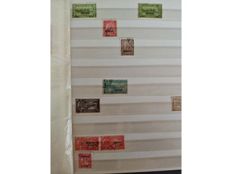 1860/1970, used and unused lot of mostly older material in 6 stockbooks