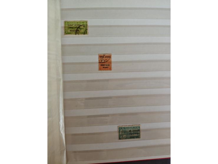 1860/1970, used and unused lot of mostly older material in 6 stockbooks