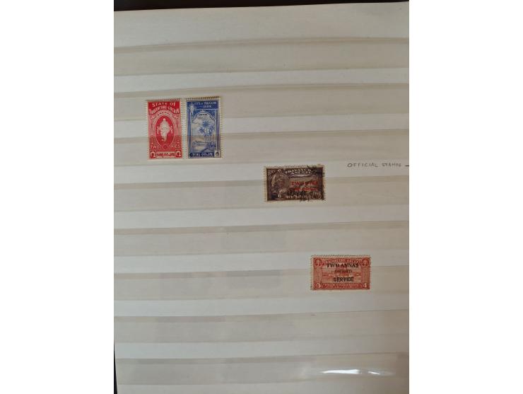 1860/1970, used and unused lot of mostly older material in 6 stockbooks