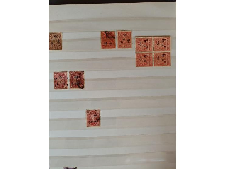 1860/1970, used and unused lot of mostly older material in 6 stockbooks