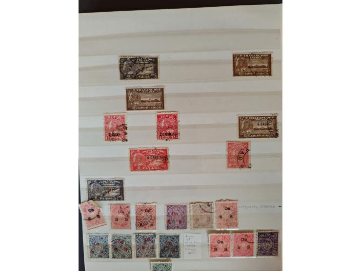 1860/1970, used and unused lot of mostly older material in 6 stockbooks