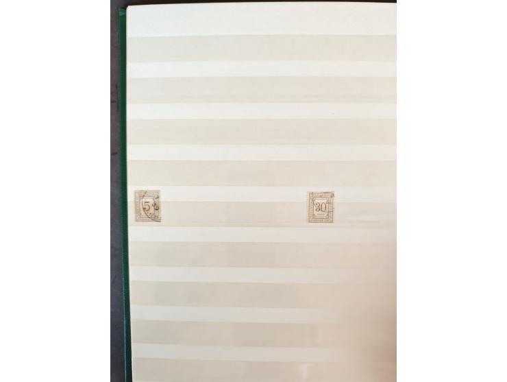 1860/1970, used and unused lot of mostly older material in 6 stockbooks