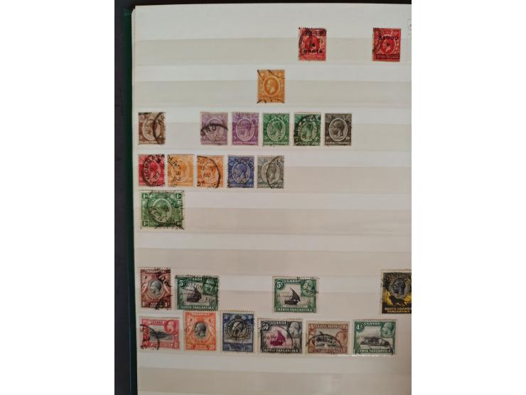 1860/1970, used and unused lot of mostly older material in 6 stockbooks