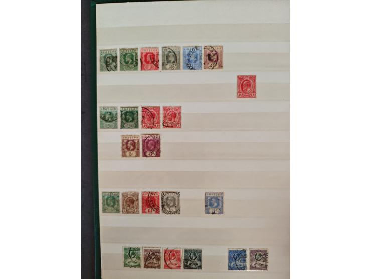 1860/1970, used and unused lot of mostly older material in 6 stockbooks