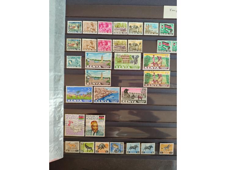 1860/1970, used and unused lot of mostly older material in 6 stockbooks