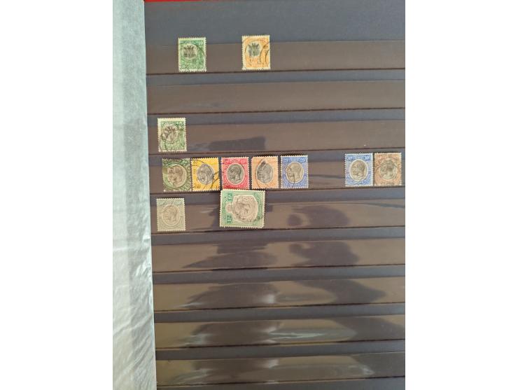 1860/1970, used and unused lot of mostly older material in 6 stockbooks