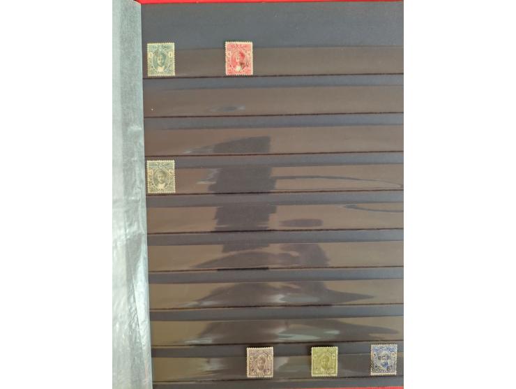 1860/1970, used and unused lot of mostly older material in 6 stockbooks