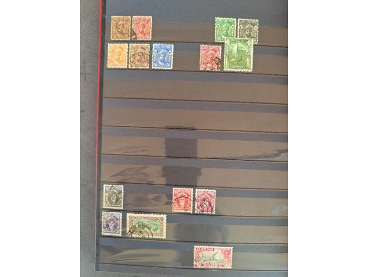 1860/1970, used and unused lot of mostly older material in 6 stockbooks