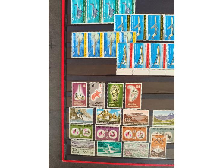 1860/1970, used and unused lot of mostly older material in 6 stockbooks