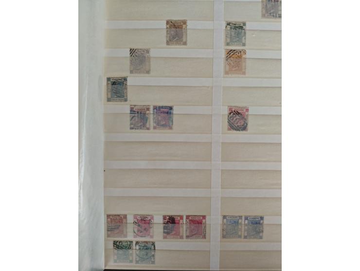 1860/1970, used and unused lot of mostly older material in 6 stockbooks