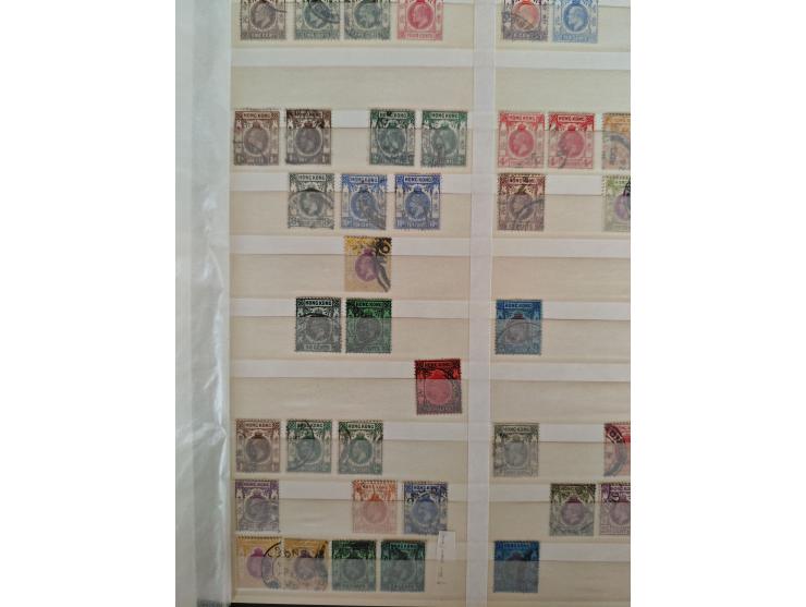 1860/1970, used and unused lot of mostly older material in 6 stockbooks