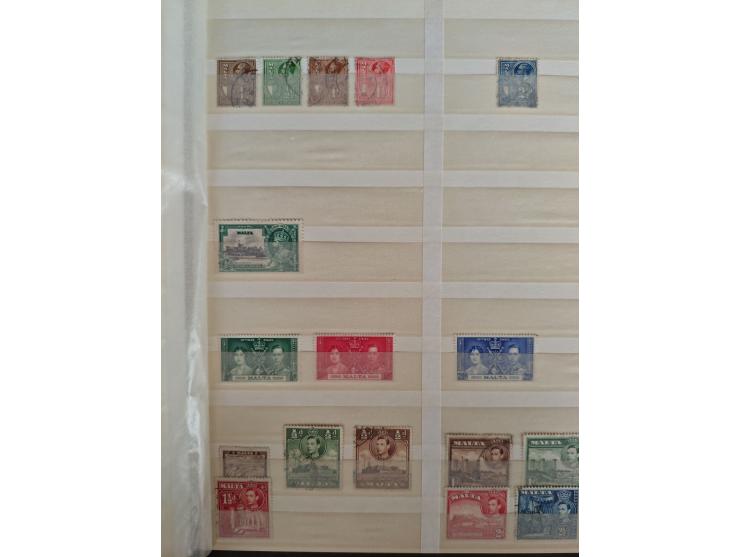 1860/1970, used and unused lot of mostly older material in 6 stockbooks