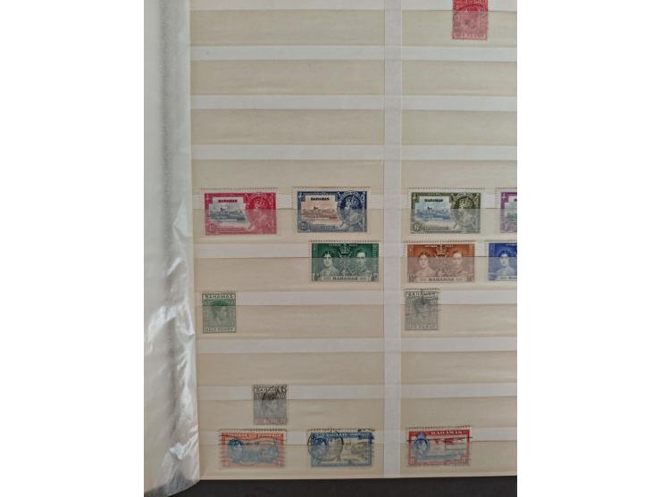 1860/1970, used and unused lot of mostly older material in 6 stockbooks