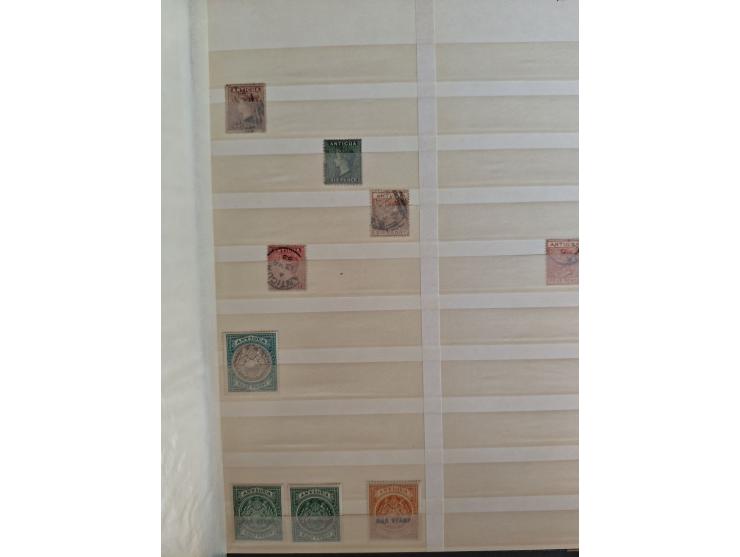 1860/1970, used and unused lot of mostly older material in 6 stockbooks