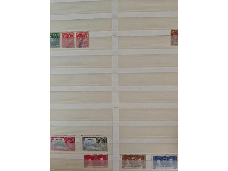 1860/1970, used and unused lot of mostly older material in 6 stockbooks