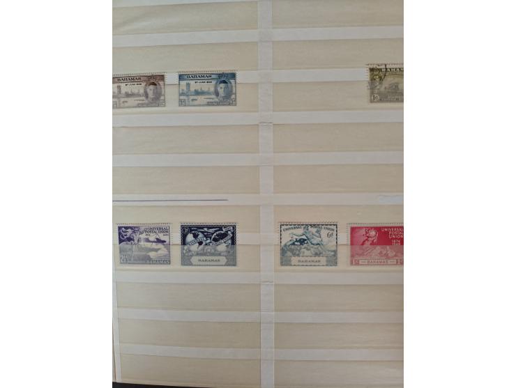 1860/1970, used and unused lot of mostly older material in 6 stockbooks