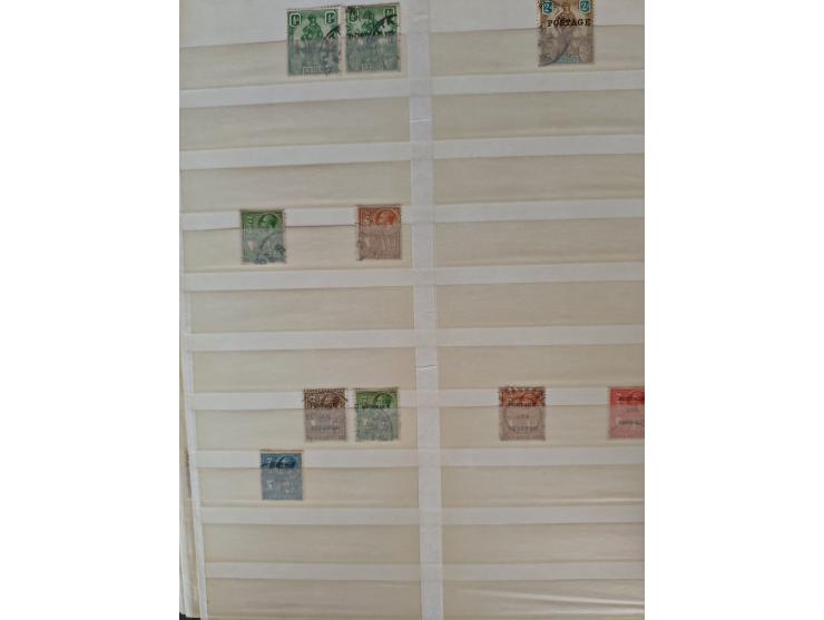 1860/1970, used and unused lot of mostly older material in 6 stockbooks