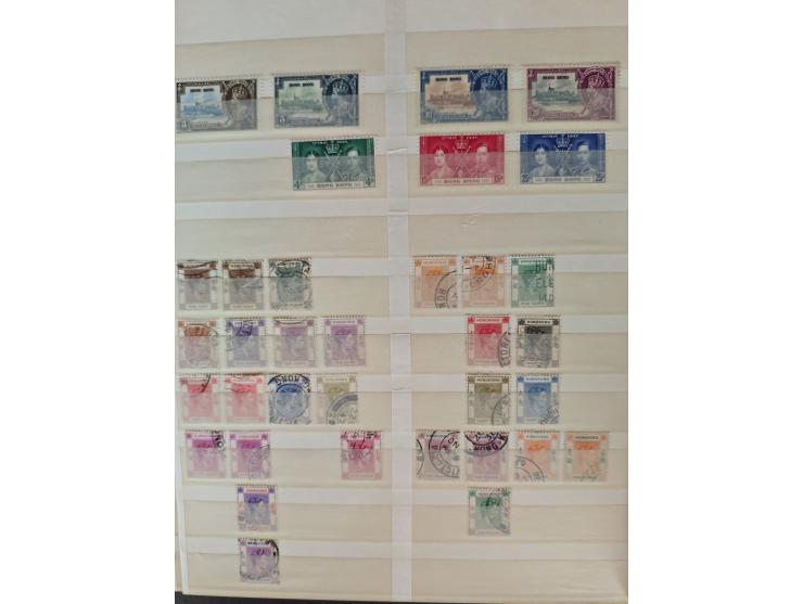 1860/1970, used and unused lot of mostly older material in 6 stockbooks