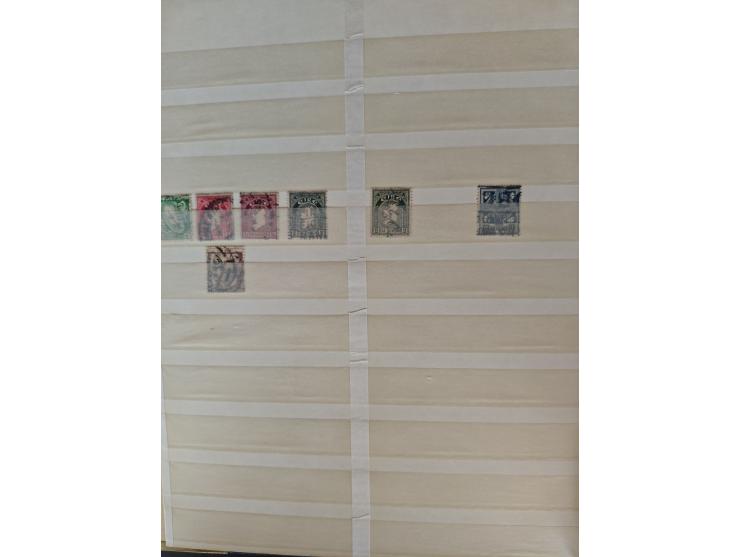 1860/1970, used and unused lot of mostly older material in 6 stockbooks