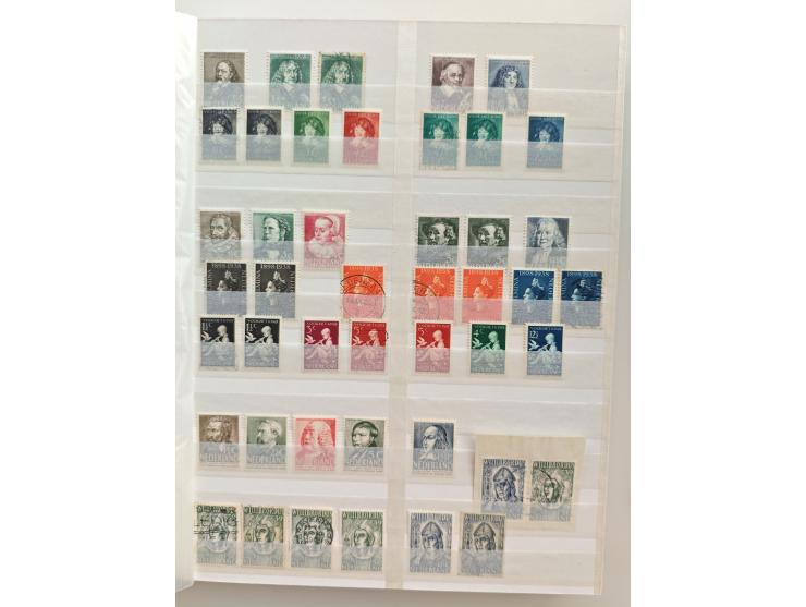 1852/2006 used, unused and mint never hinged stock in 3 albums