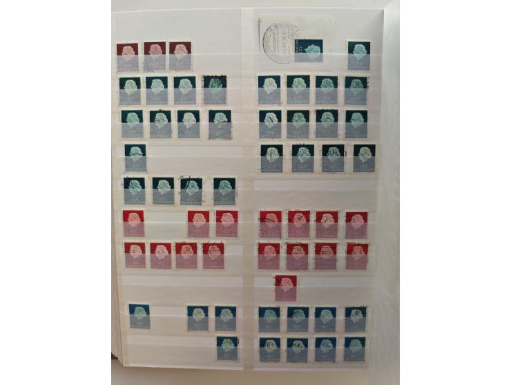 1852/2006 used, unused and mint never hinged stock in 3 albums