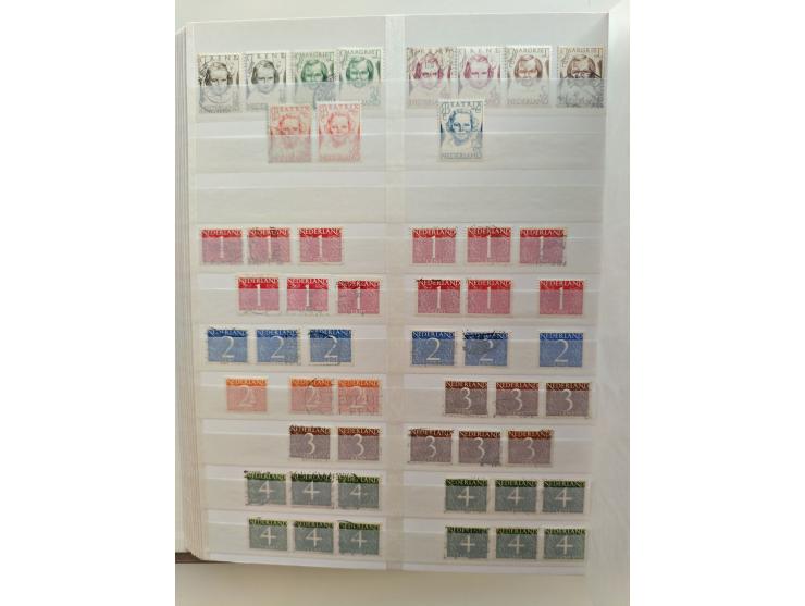 1852/2006 used, unused and mint never hinged stock in 3 albums