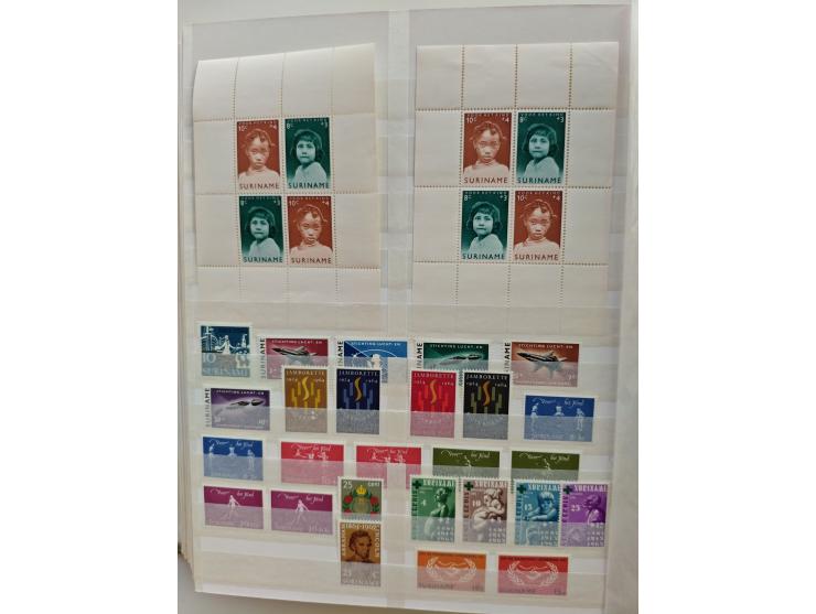 1852/2006 used, unused and mint never hinged stock in 3 albums