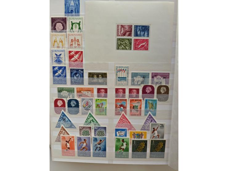 1852/2006 used, unused and mint never hinged stock in 3 albums