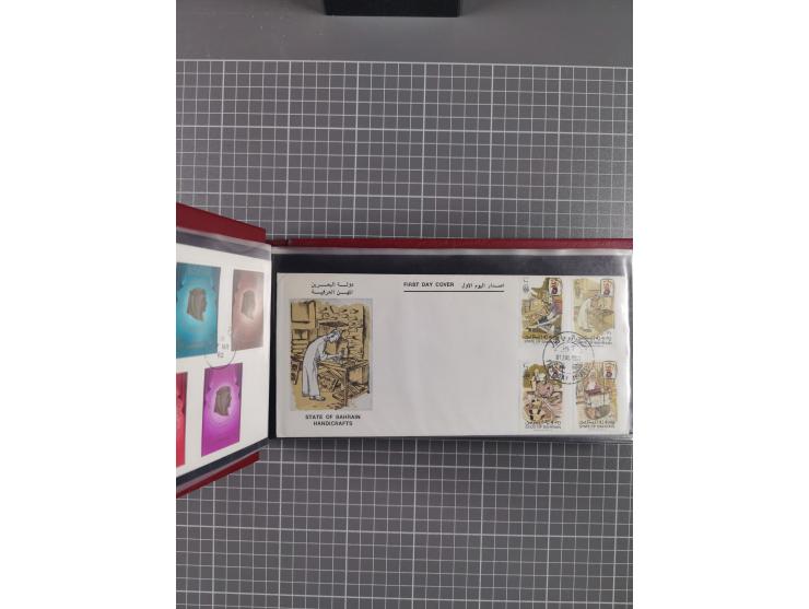 1980/2006 (ca.), collection of FDCs with some better and topical issues, in box