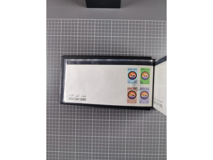 1980/2006 (ca.), collection of FDCs with some better and topical issues, in box