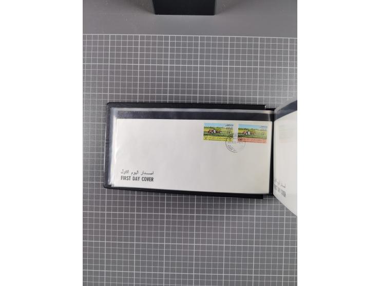 1980/2006 (ca.), collection of FDCs with some better and topical issues, in box