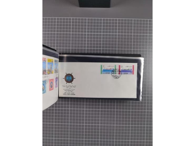 1980/2006 (ca.), collection of FDCs with some better and topical issues, in box