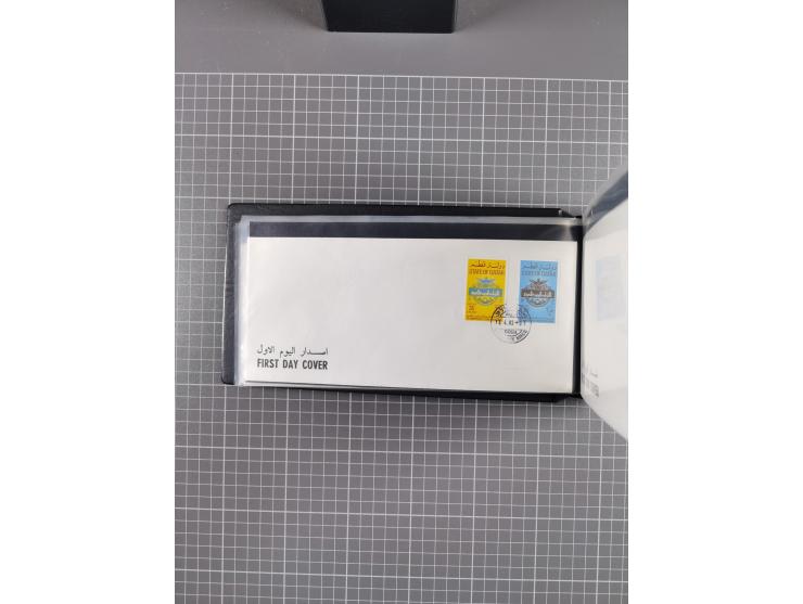 1980/2006 (ca.), collection of FDCs with some better and topical issues, in box