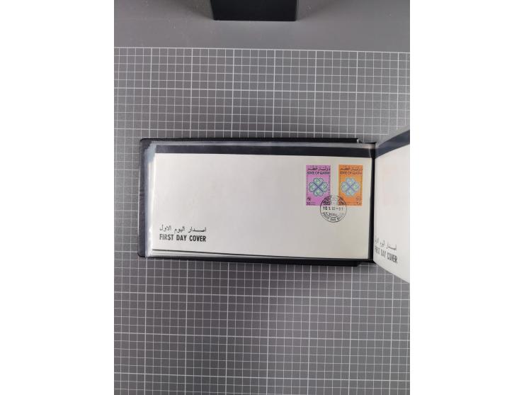 1980/2006 (ca.), collection of FDCs with some better and topical issues, in box