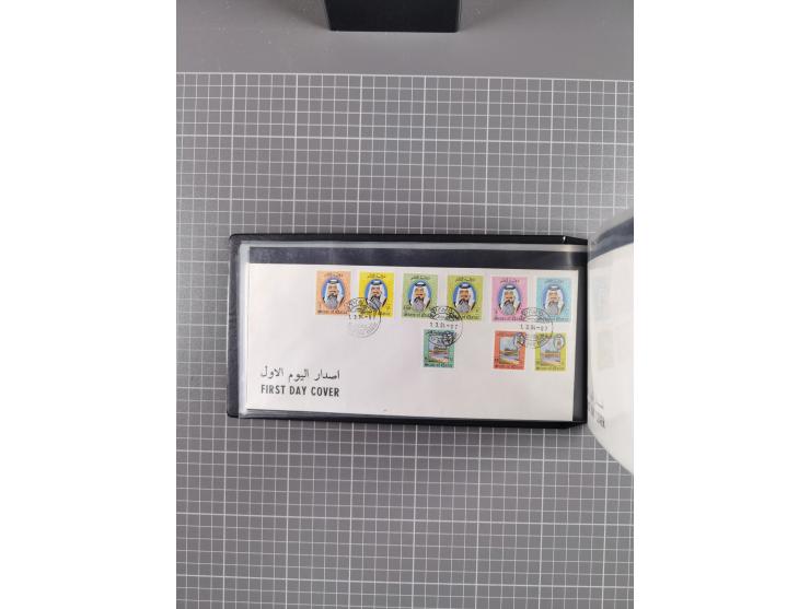 1980/2006 (ca.), collection of FDCs with some better and topical issues, in box