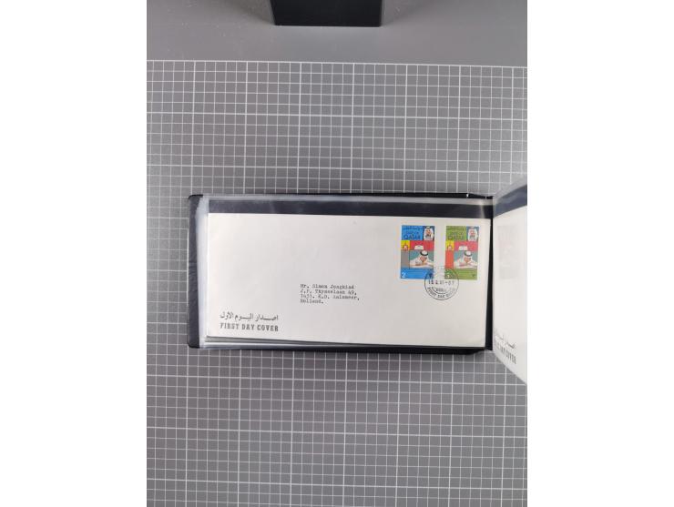 1980/2006 (ca.), collection of FDCs with some better and topical issues, in box