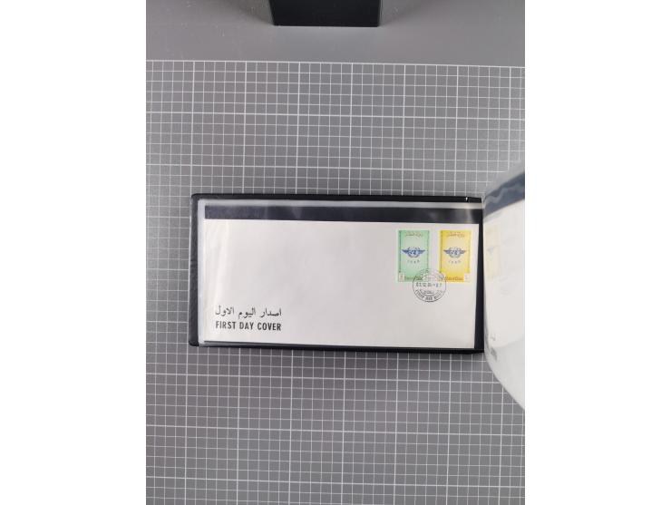 1980/2006 (ca.), collection of FDCs with some better and topical issues, in box