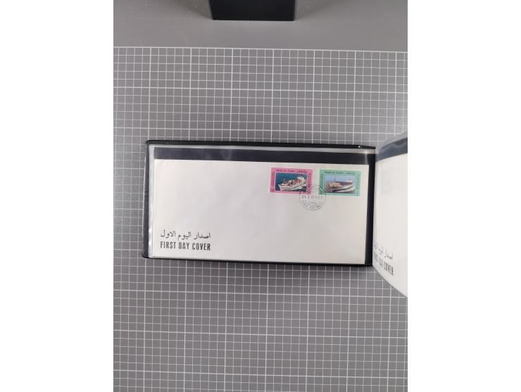 1980/2006 (ca.), collection of FDCs with some better and topical issues, in box