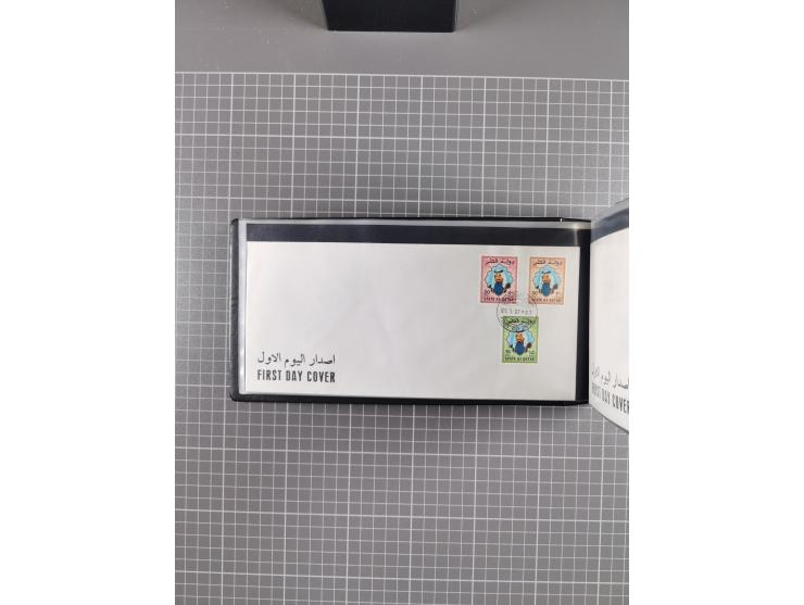 1980/2006 (ca.), collection of FDCs with some better and topical issues, in box