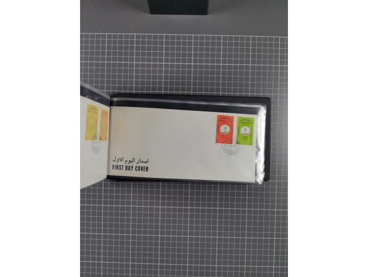 1980/2006 (ca.), collection of FDCs with some better and topical issues, in box