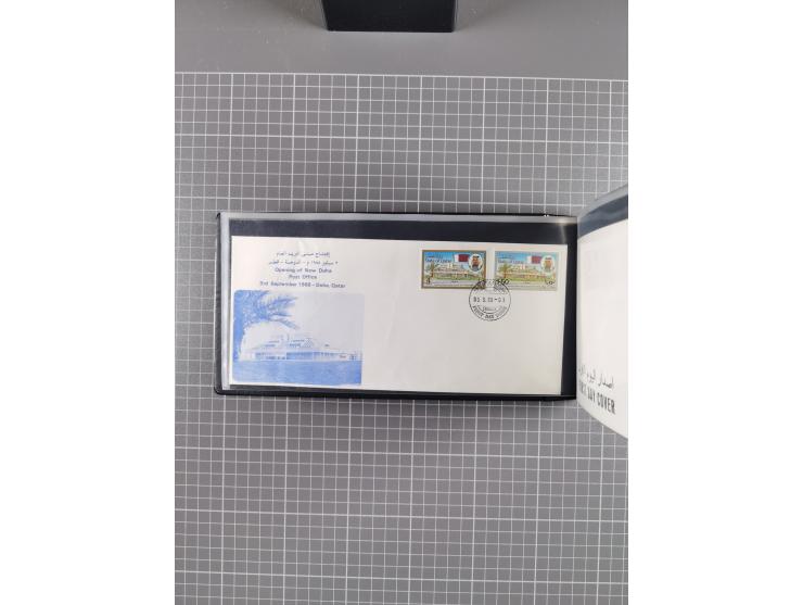 1980/2006 (ca.), collection of FDCs with some better and topical issues, in box