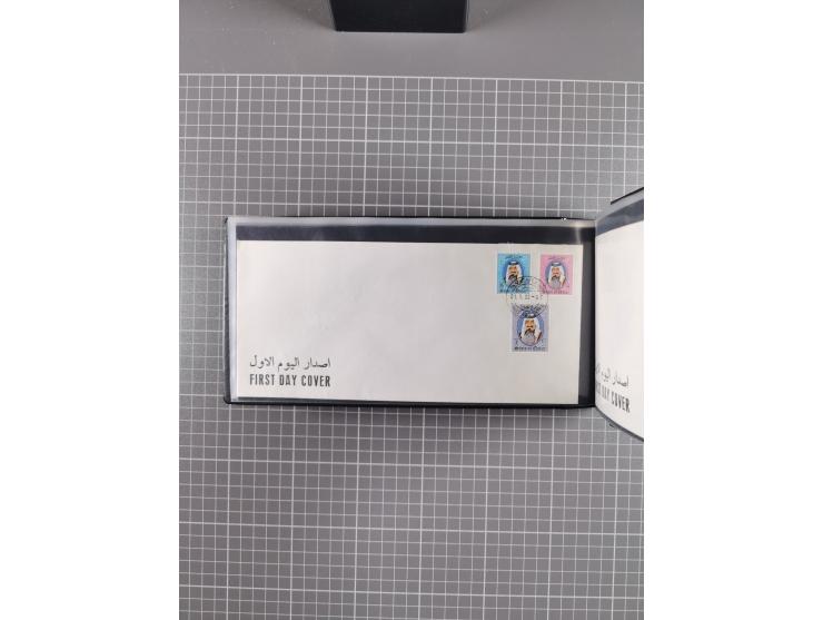 1980/2006 (ca.), collection of FDCs with some better and topical issues, in box