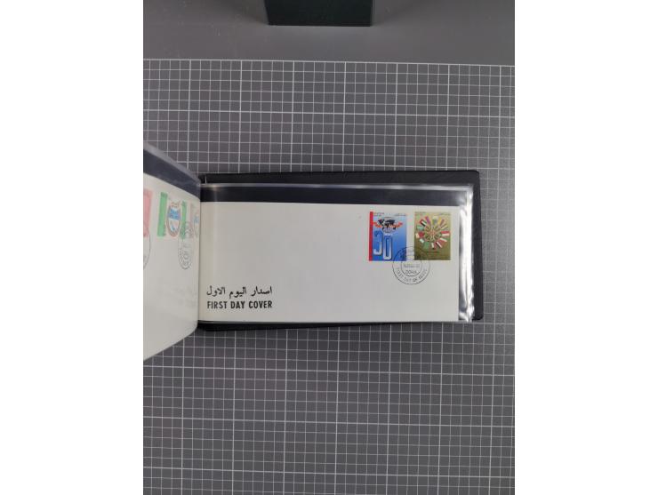 1980/2006 (ca.), collection of FDCs with some better and topical issues, in box