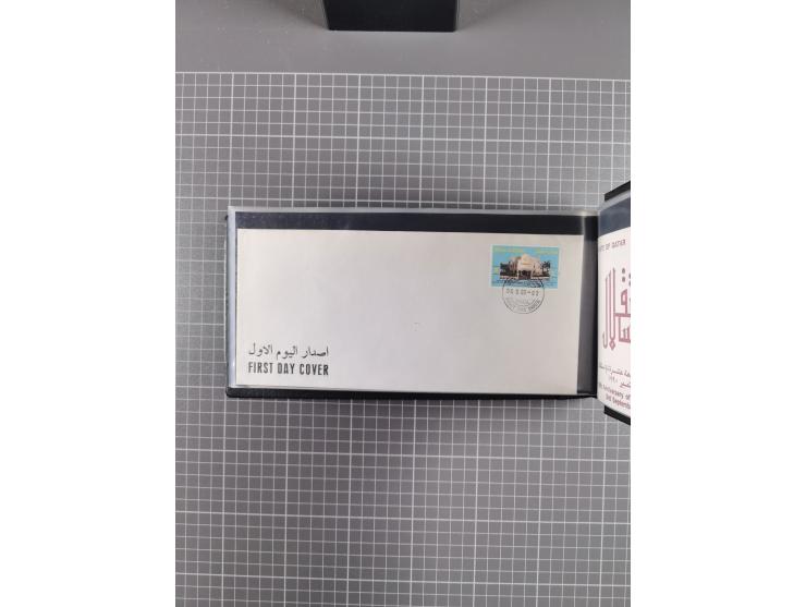 1980/2006 (ca.), collection of FDCs with some better and topical issues, in box