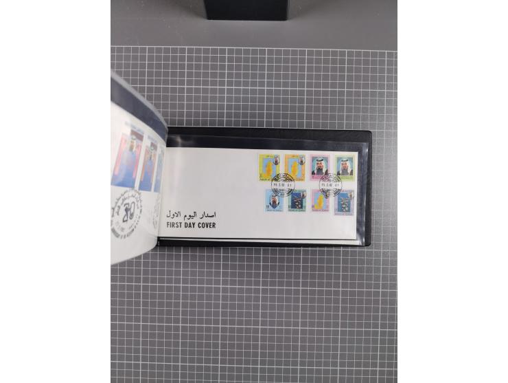 1980/2006 (ca.), collection of FDCs with some better and topical issues, in box