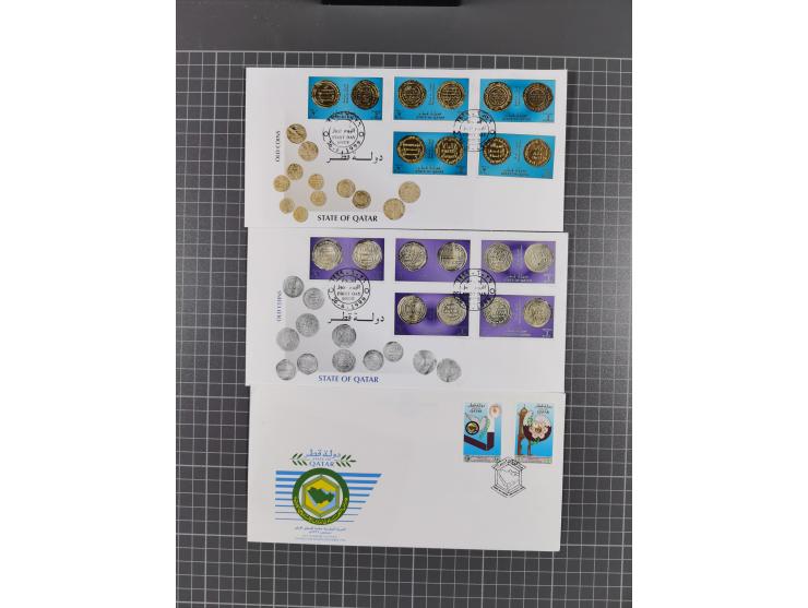 1980/2006 (ca.), collection of FDCs with some better and topical issues, in box