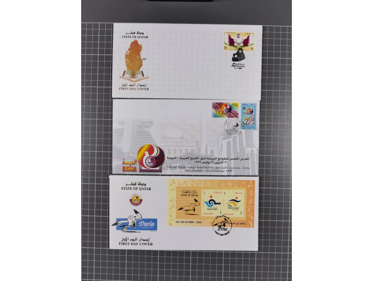 1980/2006 (ca.), collection of FDCs with some better and topical issues, in box