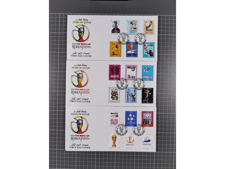 1980/2006 (ca.), collection of FDCs with some better and topical issues, in box