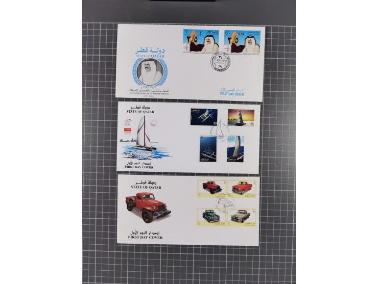 1980/2006 (ca.), collection of FDCs with some better and topical issues, in box