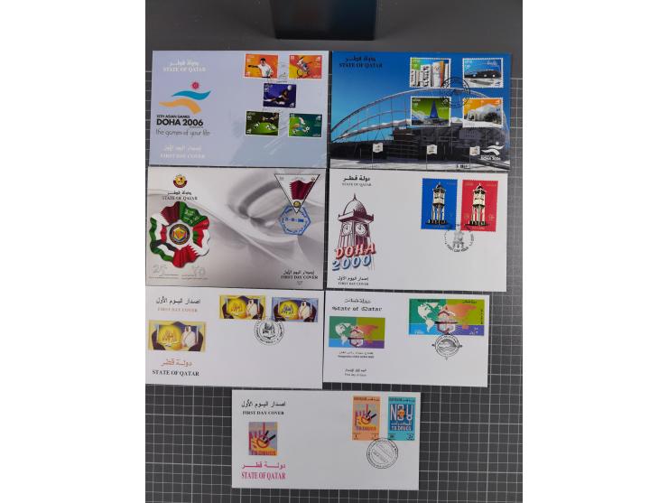 1980/2006 (ca.), collection of FDCs with some better and topical issues, in box